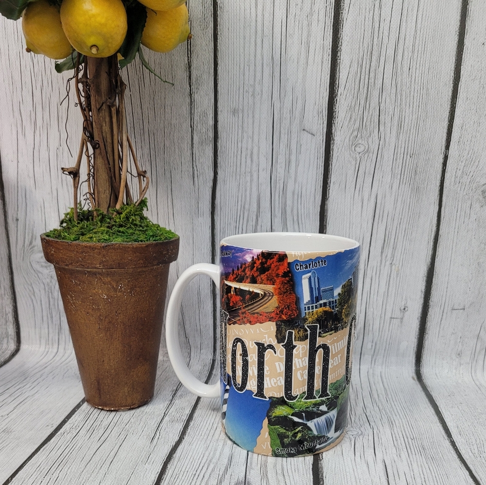 2008 Americaware North Carolina 3-D Mug, 18oz - Picture 2 of 5